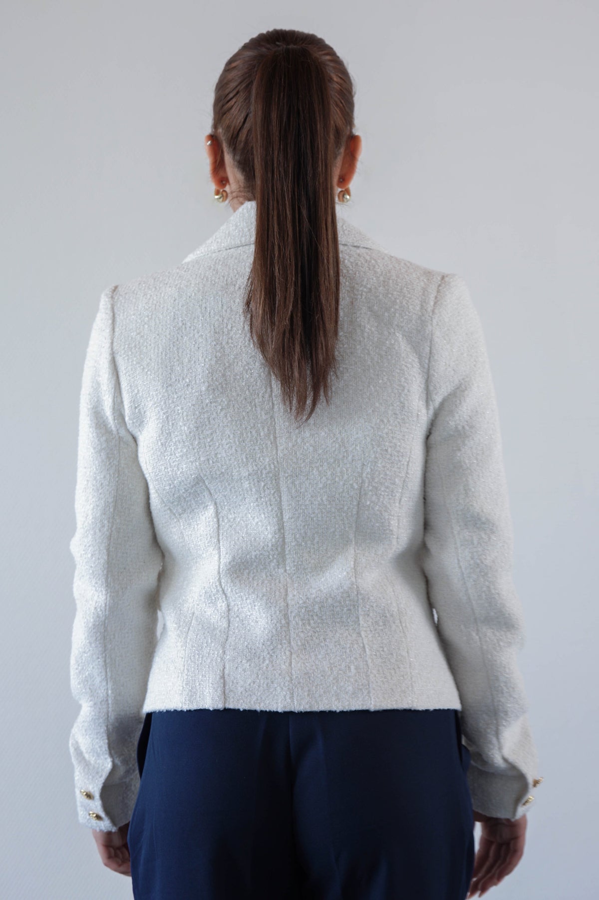 Tweed Blazer beige