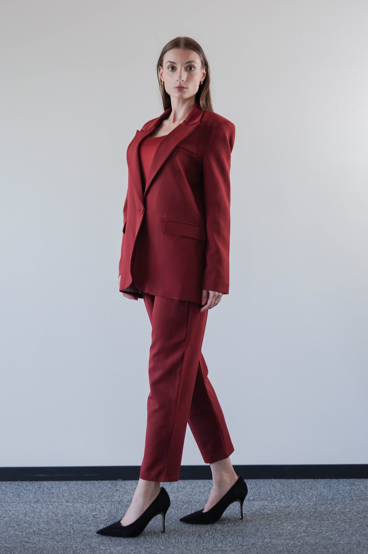 Red Suit Trousers