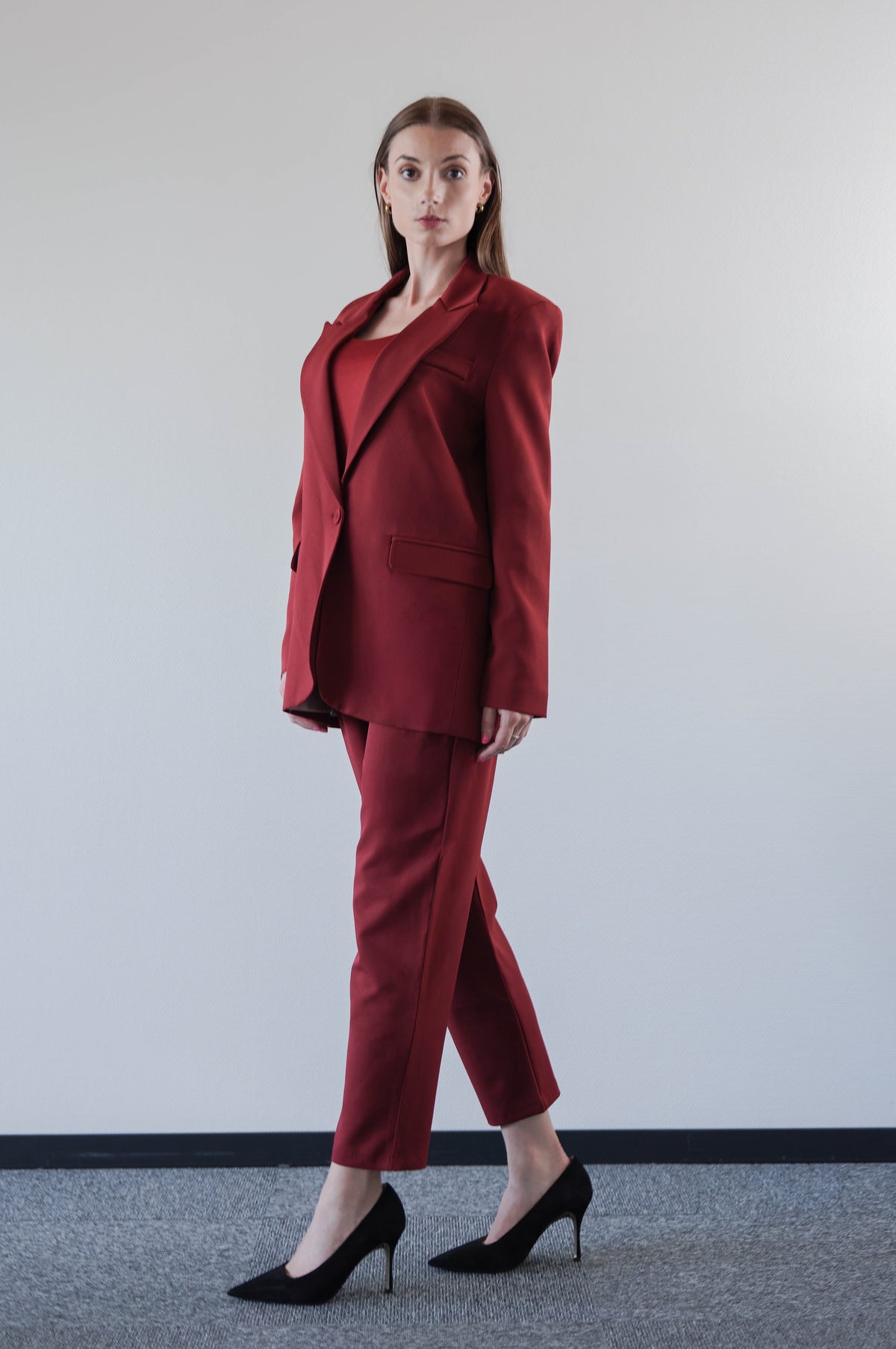 Red Suit Blazer